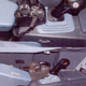 Reconstruction of how a camera could push the airplanes controls through adjusting the seat.